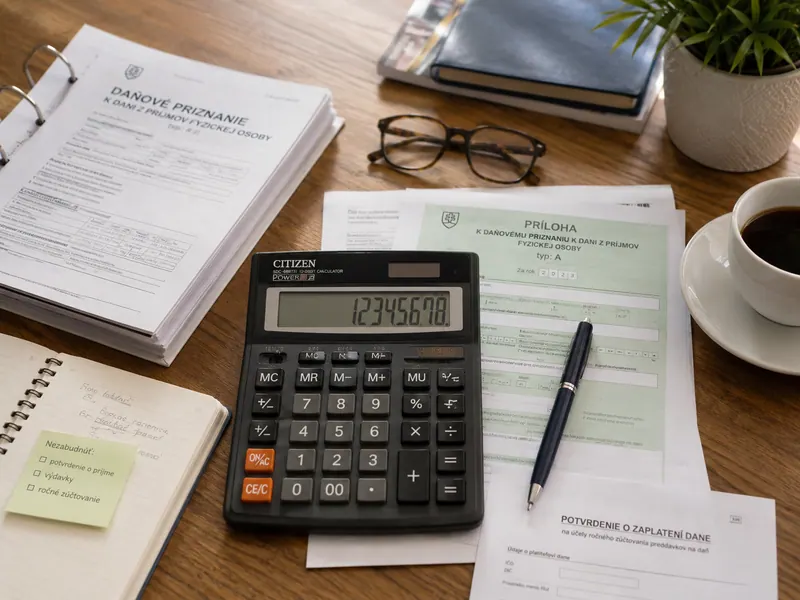 Landlord preparing a rental income tax return